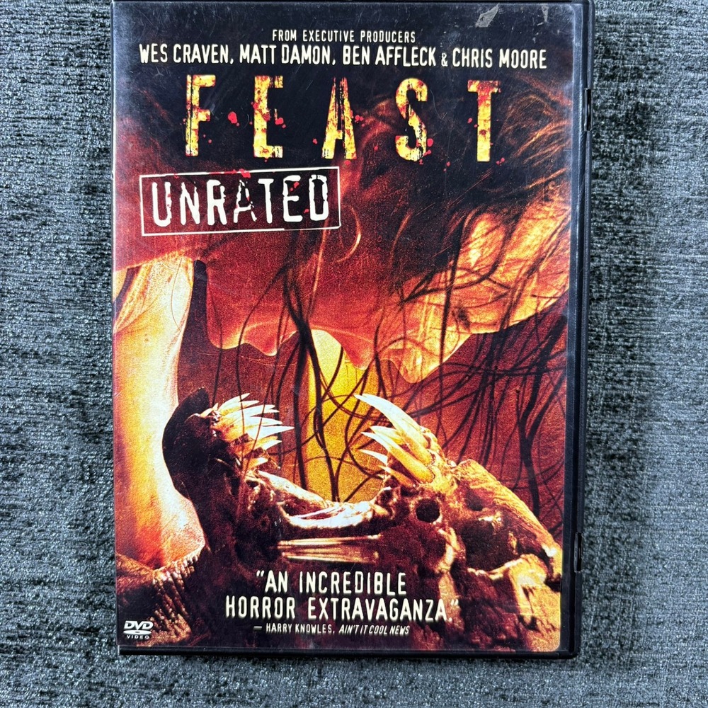 Feast Horror DVD Unrated Widescreen 2005 Dimension Films Balthazar Getty